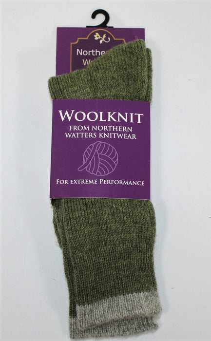 Apple Mid Calf Wool Knit Socks