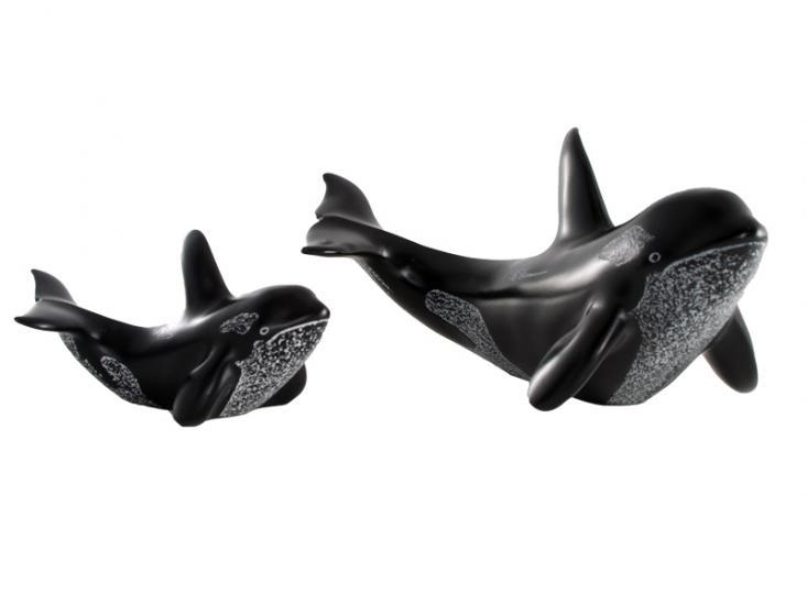 Orca Resin Figurine