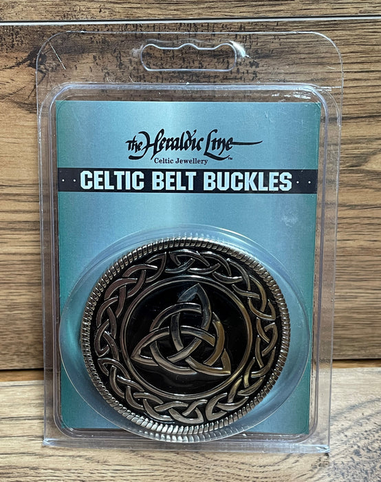Trinity Knot with Border Celtic Belt Buckle