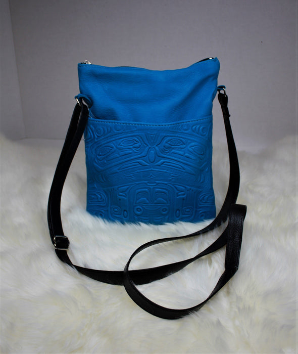 Deerskin Leather Box Bear Design Solo Bag