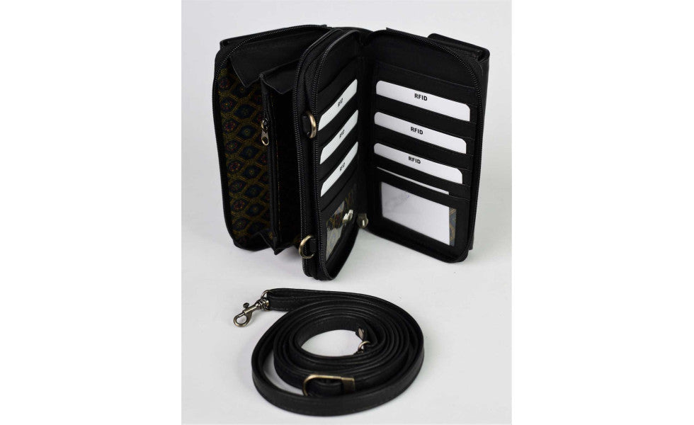 Ladies Organizer Sling Wallet 1045