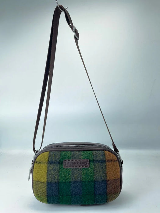 Merino Wool Tartan Crossbody Bag