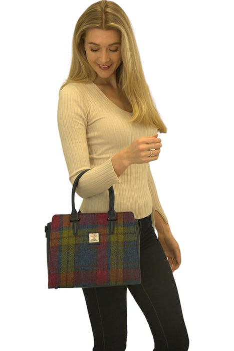 Harris Tweed Double-Handle Tote Bag