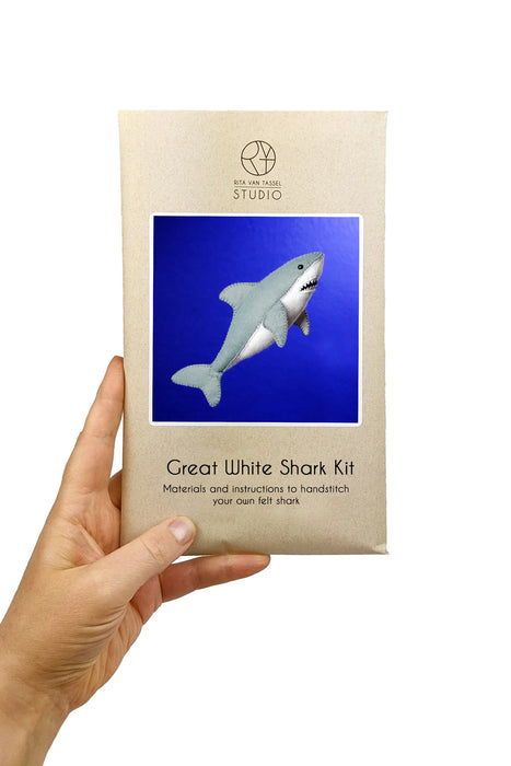 DIY Great White Shark Hand Stitching Felt Kit