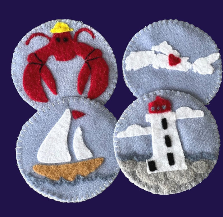 Maritime Coaster DIY Sew & Felt Box