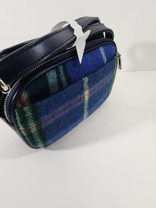 Merino Wool Tartan Crossbody Bag