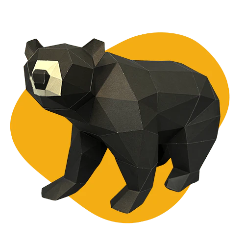 Poly Craft Paper Animals Craft Kit