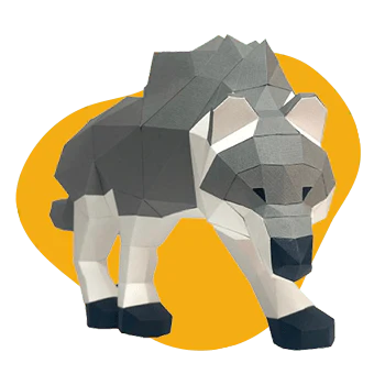 Poly Craft Paper Animals Craft Kit