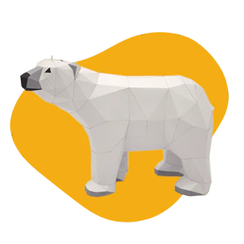 Poly Craft Paper Animals Craft Kit