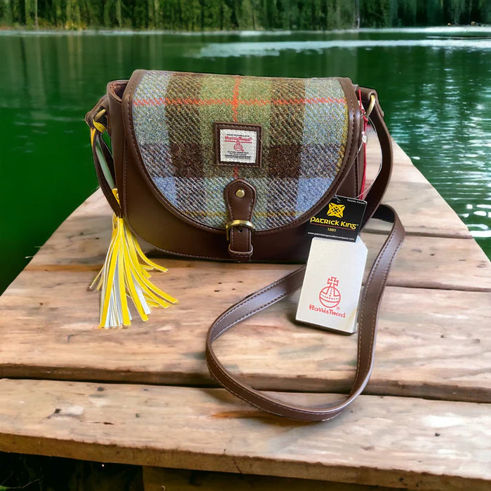 Harris Tweed Saddle Bag