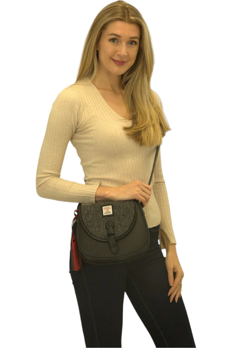 Harris Tweed Saddle Bag