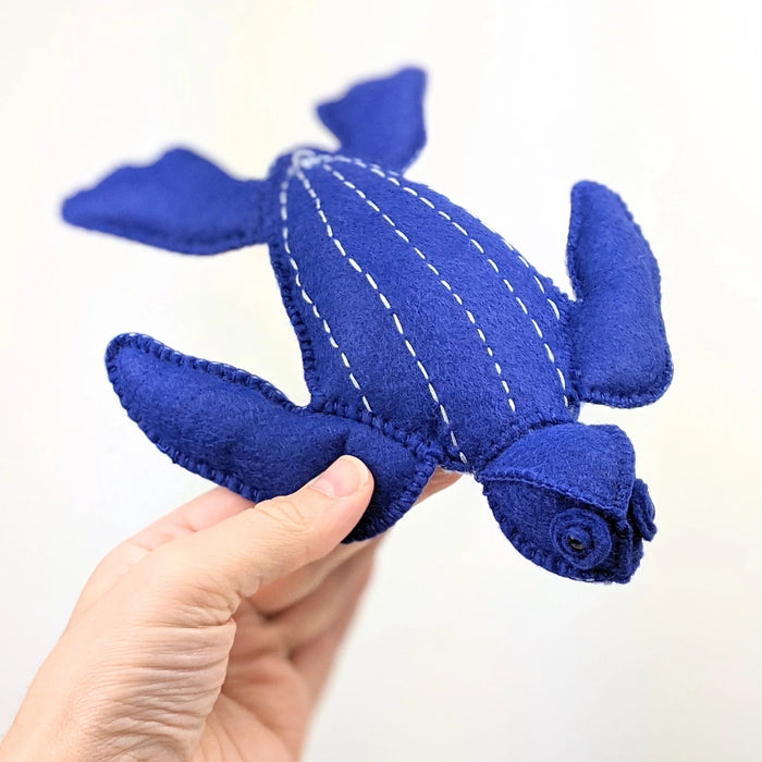 DIY Leatherback Sea Turtle Hand Stitching Felt Kit