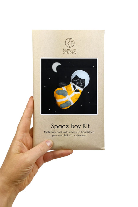 DIY Space Boy Hand Stitching Felt Kit