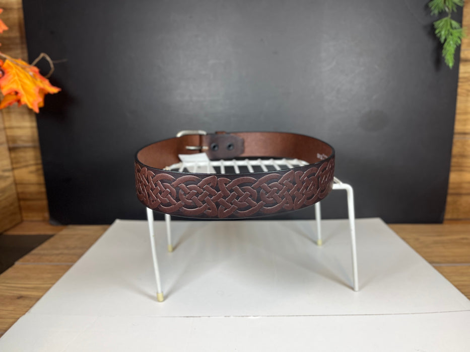 Unisex Celtic Genuine Leather Belt