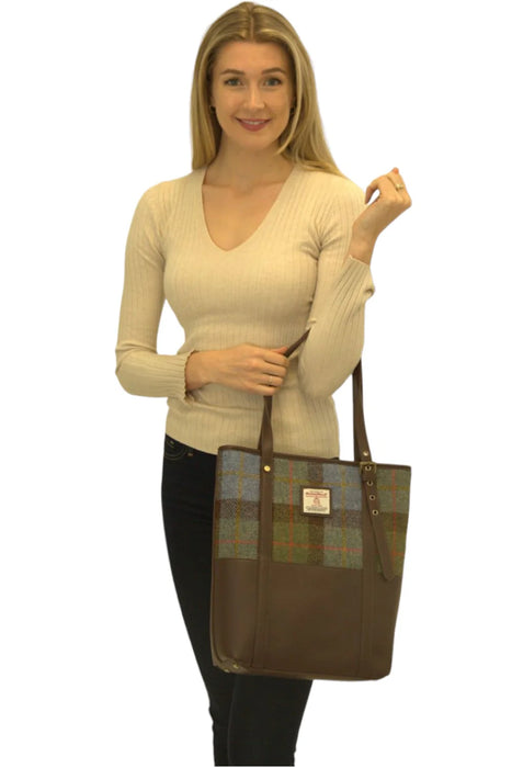 Harris Tweed Large Tote Bag