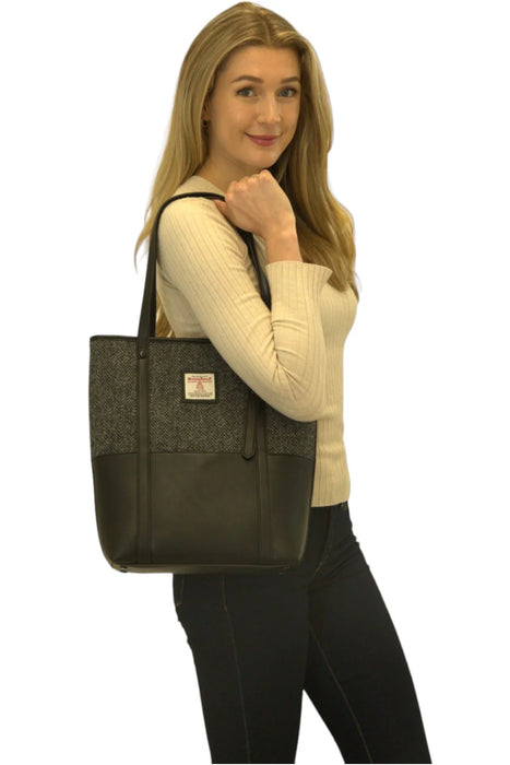Harris Tweed Large Tote Bag