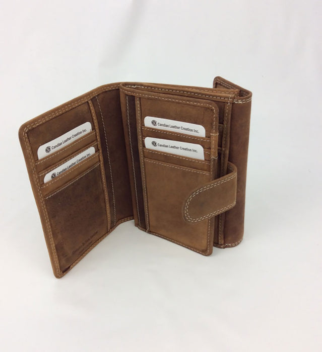 Unisex Buffalo Leather Wallet