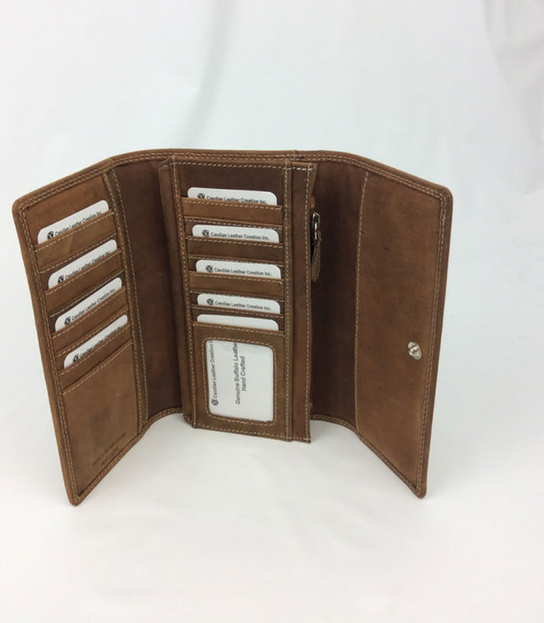 Unisex Buffalo Leather Wallet