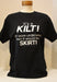 It's A Kilt T-Shirt - Black