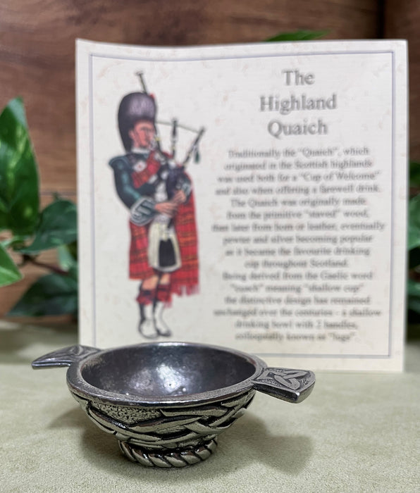 Highland Quaich - Celtic Emblem