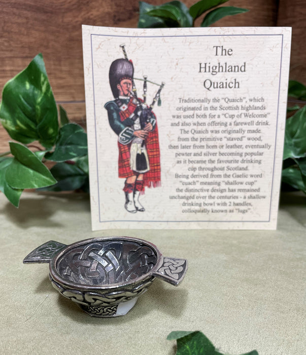 Highland Quaich - Celtic Knot