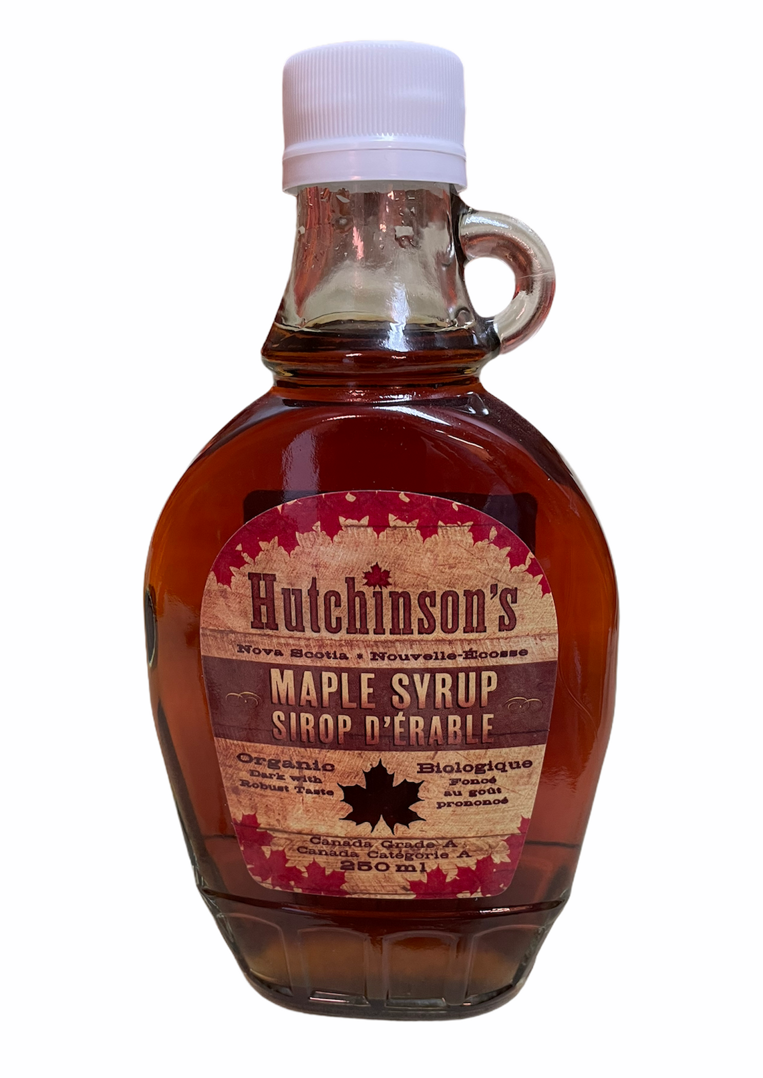 Organic Maple Syrup in Glass Bottle - 250mL — Northern Watters Knitwear ...