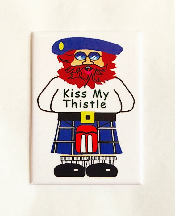 Kiss My Thistle Magnet