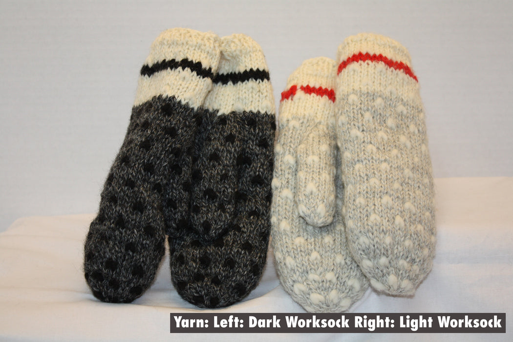 Work Sock Thrum Mittens (MT5WS) Light Work Sock (WS09