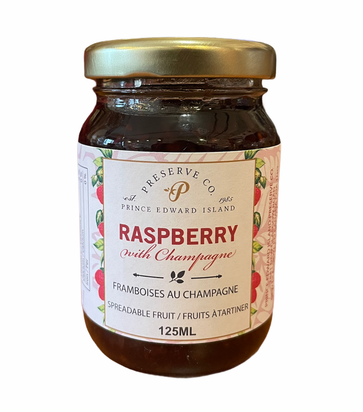 Raspberry with Champagne Jam (125mL) — Northern Watters Knitwear ...