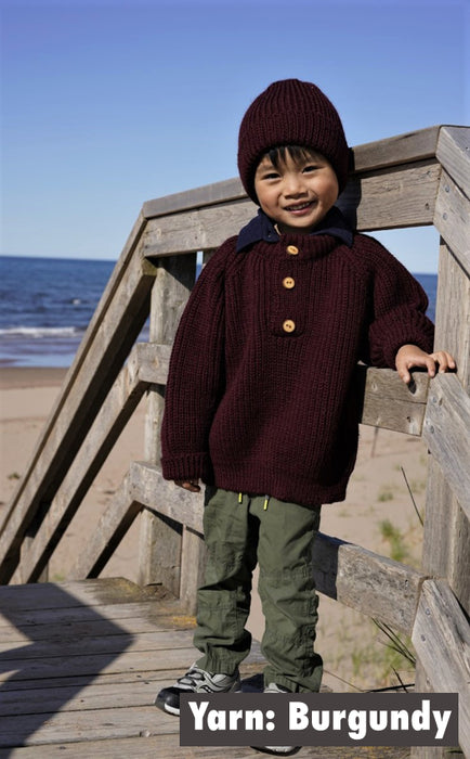 T1 - Childs Three Button Pullover