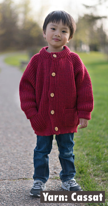 T4 - Childs Button Cardigan
