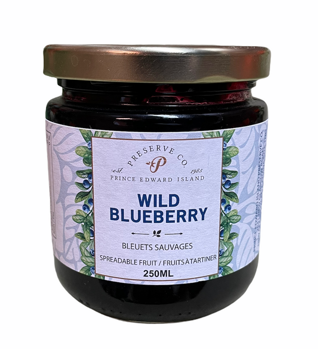 Wild Blueberry Jam (250mL)