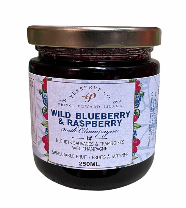 Wild Blueberry & Raspberry with Champagne Jam (250mL)