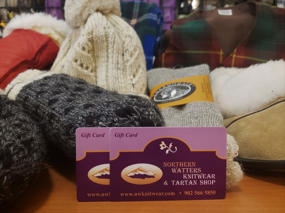 Northern Watters Knitwear & Tartan Shop Digital Gift Cards