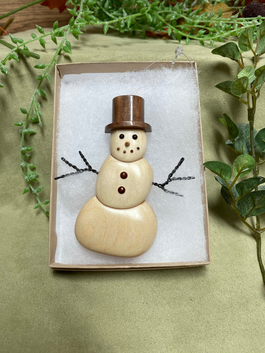 Hanging Snowman Ornament