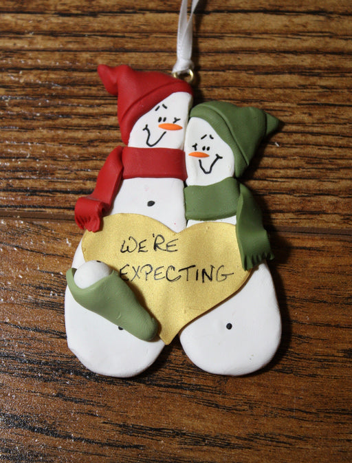 Snowman Couple - We're Expecting
