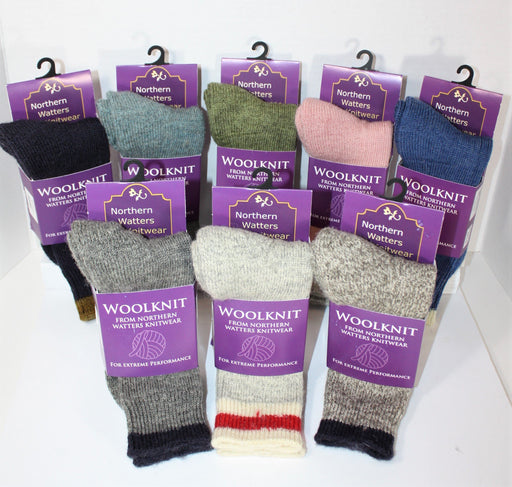  Mid Calf Wool Knit Socks